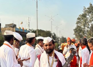 बल्लारपूर येथे संताजी जगनाडे महाराजांची जयंती साजरी