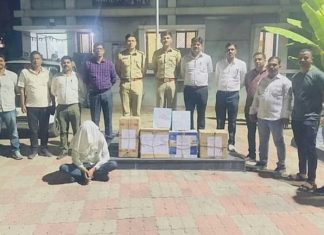 नकली नोटा छापखाण्यावर पोलिसांची धाड,91 लाख 15 हजाराचा मुद्देमाल जप्त…